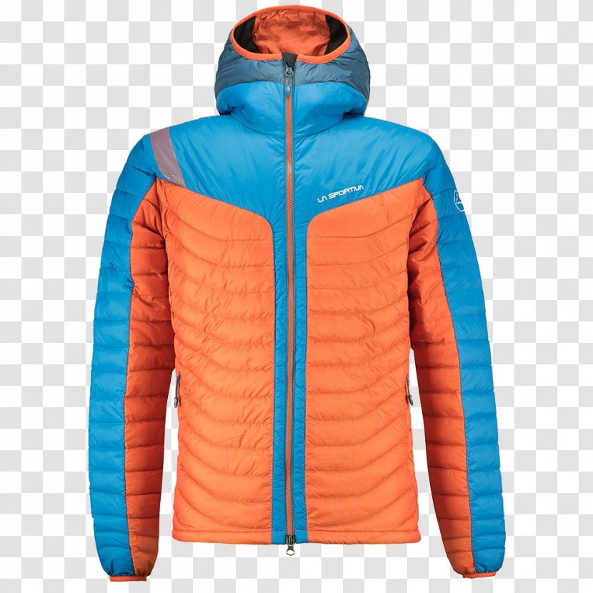 Jacket La Sportiva Clothing Hood Feather - Polar Fleece - Dark Ocean Transparent PNG