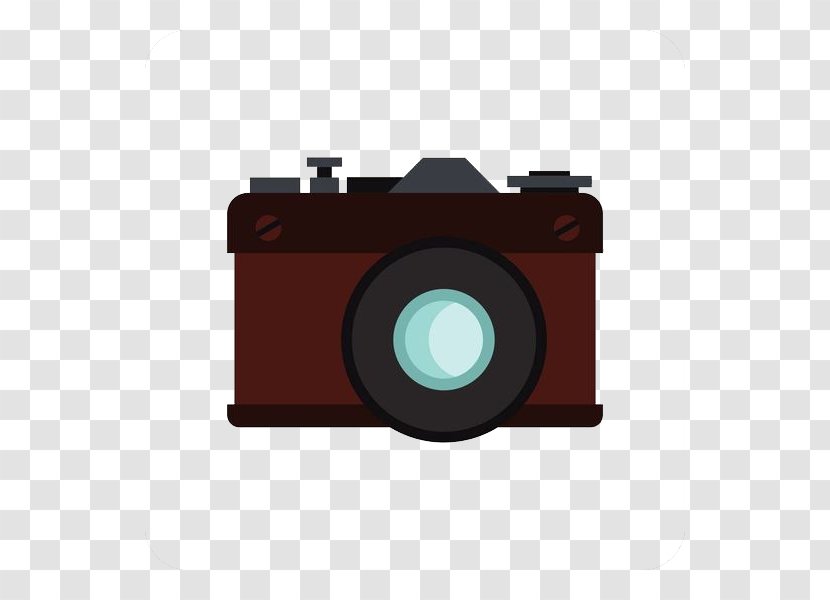 Photographic Film Camera Photography Icon - Lens - Simple Strokes Of An Old Transparent PNG