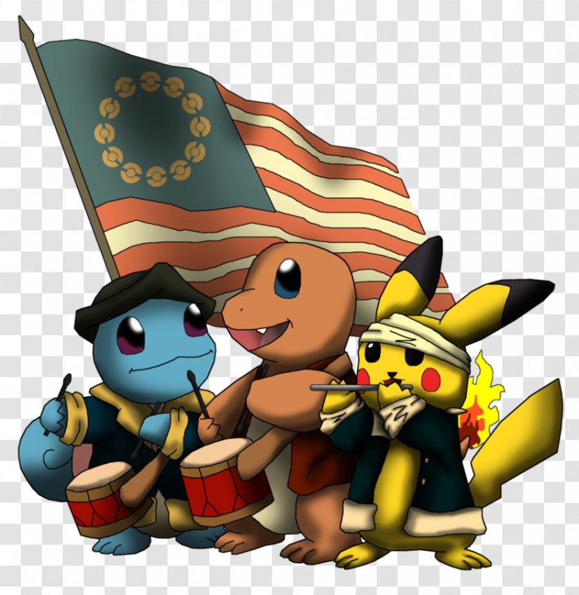 Pokémon GO Pikachu Independence Day 4 July - Fictional Character - Pokemon Go Transparent PNG