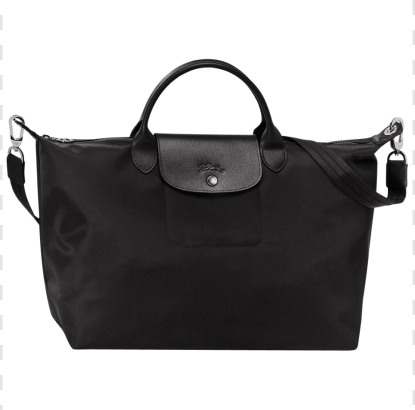 Longchamp Pliage Handbag Tote Bag - Shoulder Strap Transparent PNG