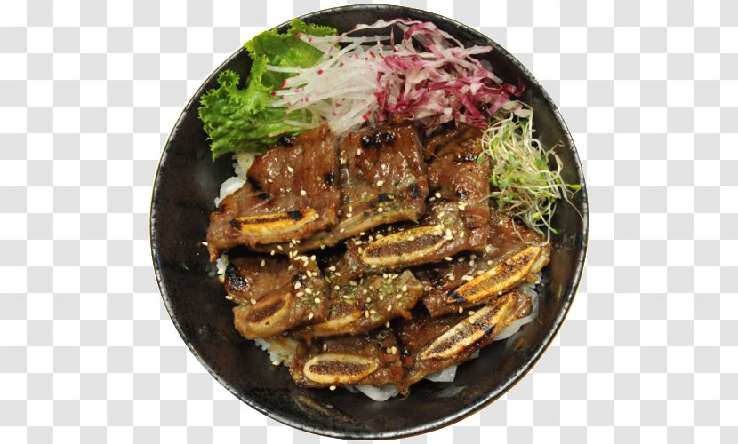 Bulgogi Donburi Katsudon Onigiri Karaage - Tuna - Radish Slice Transparent PNG