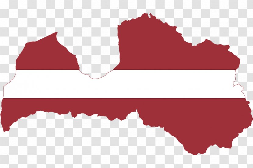 Flag Of Latvia Map National - Cartography Transparent PNG
