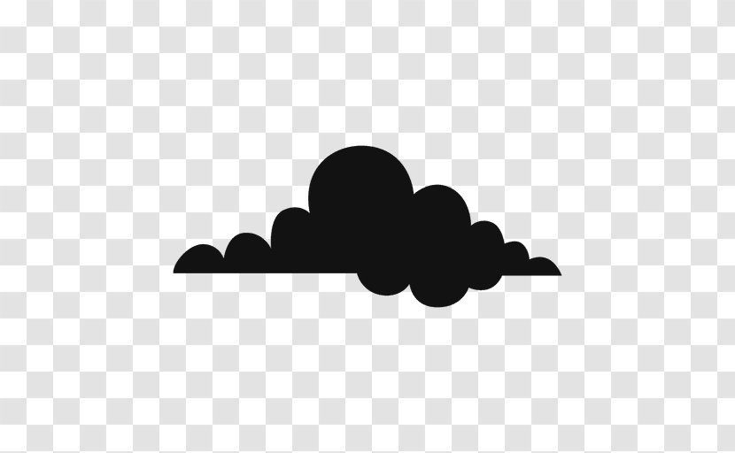 Silhouette - Cloud - Isolated Vector Transparent PNG