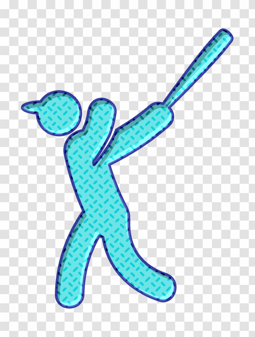 Sports Icon Baseball Player Icon Match Icon Transparent PNG