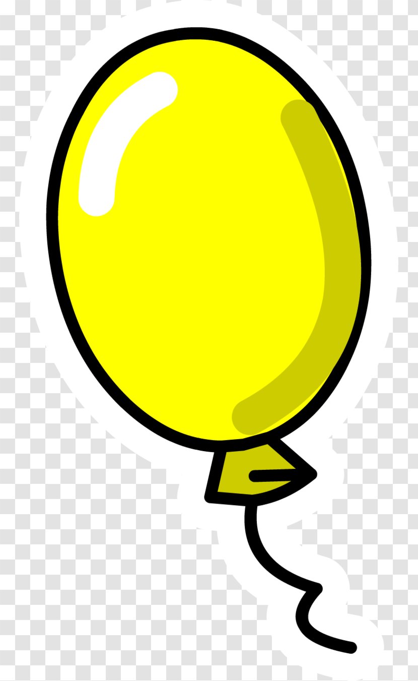 Club Penguin Yellow Clip Art - Bluegreen - Balloon Cliparts Transparent PNG