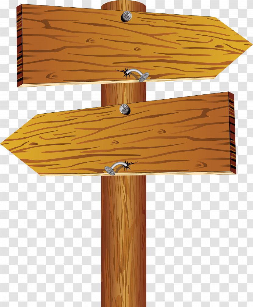 Arrow Sign Wood Clip Art - Product Design - Retro Creative Road Brand Transparent PNG