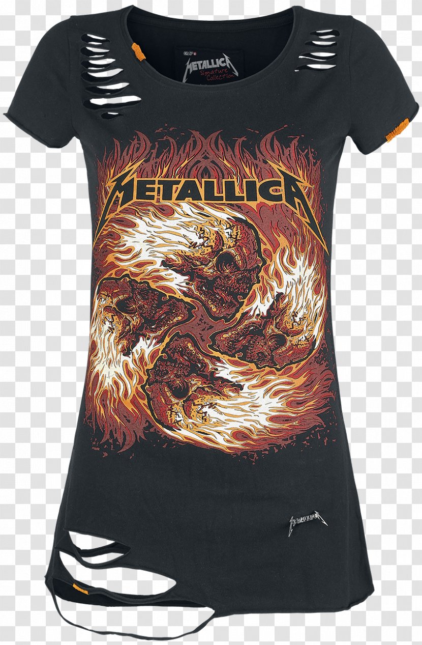 T-shirt Metallica Clothing Sleeve - Leggings Transparent PNG