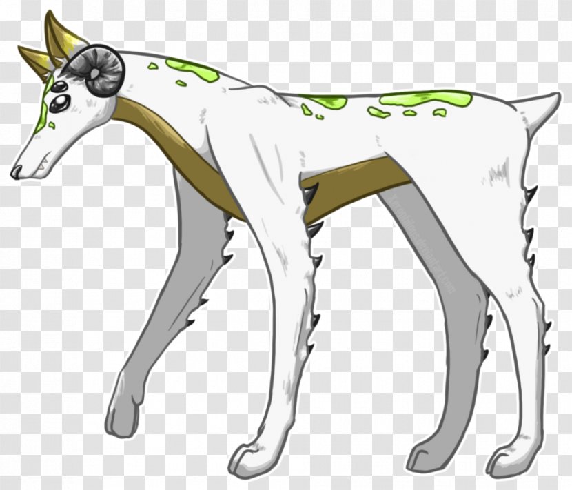 Whippet Horse Cattle Line Art Clip - Character Transparent PNG