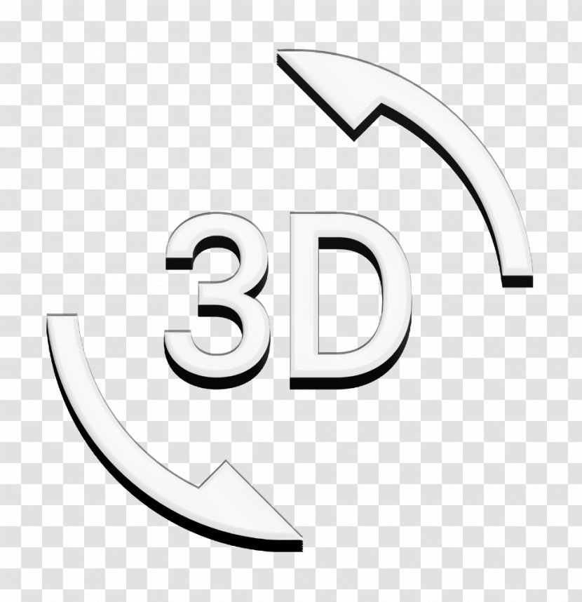 3d Icon Rotation - Number Symbol Transparent PNG