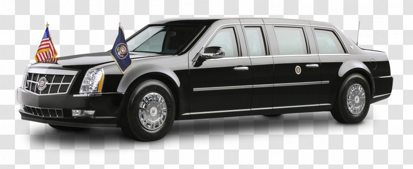 United States Cadillac DTS Presidential State Car - Mode Of Transport - Limousine Transparent PNG