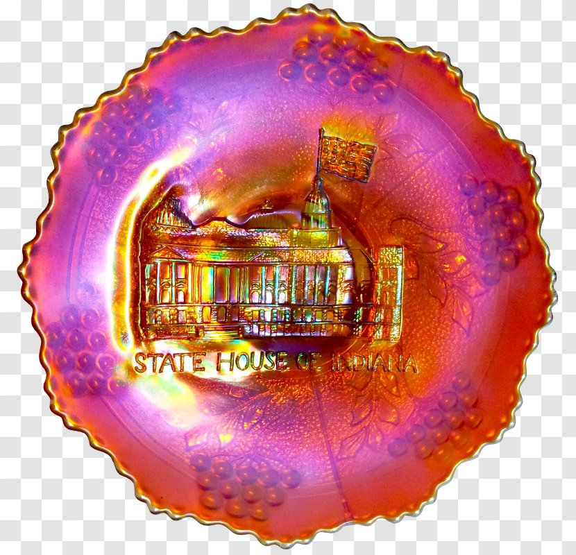 Carnival Glass Bowl Plate - Tumbler - Headdress Transparent PNG