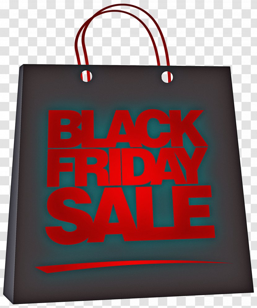 Black Friday Paper Bag - Thanksgiving - Luggage And Bags Red Transparent PNG