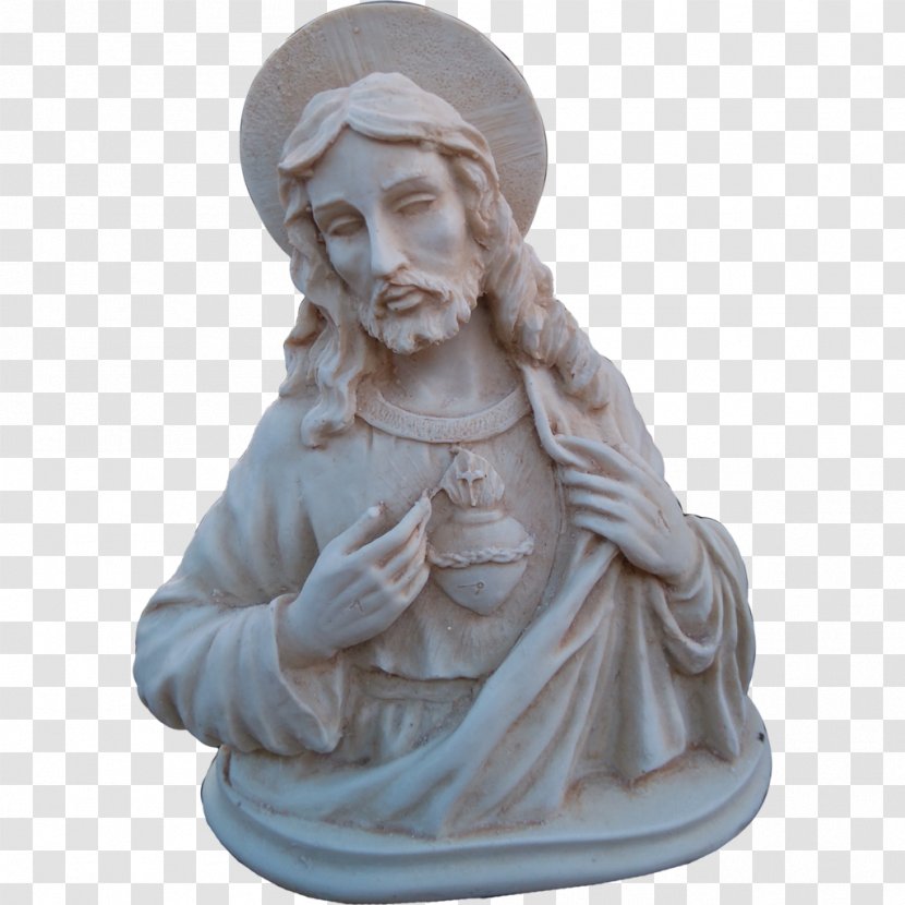 Statue Sacred Heart Christianity Christian Cross Bust - Monument Transparent PNG