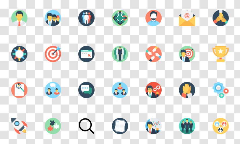 Icon Design - Flat - Top View PEOPLE Transparent PNG