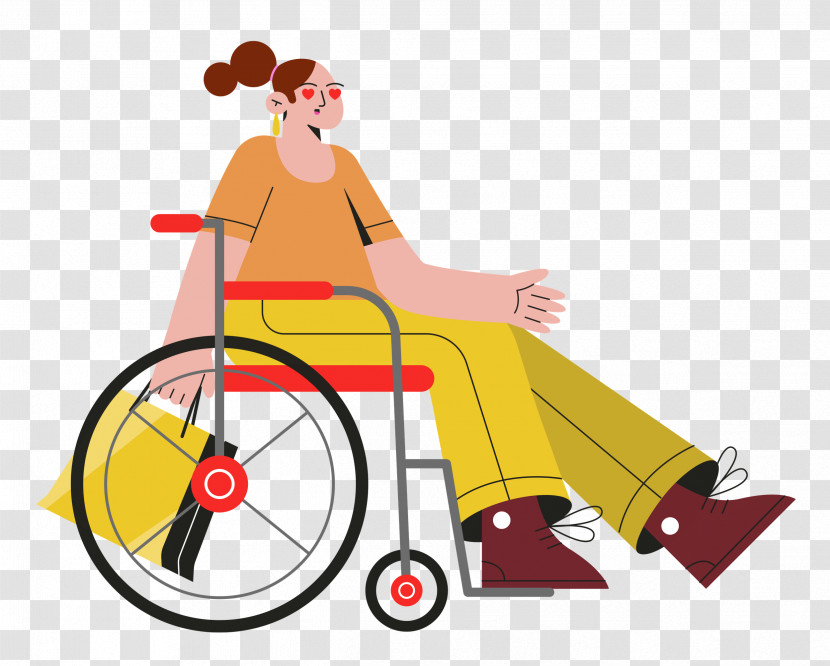 Sitting On Wheelchair Wheelchair Sitting Transparent PNG