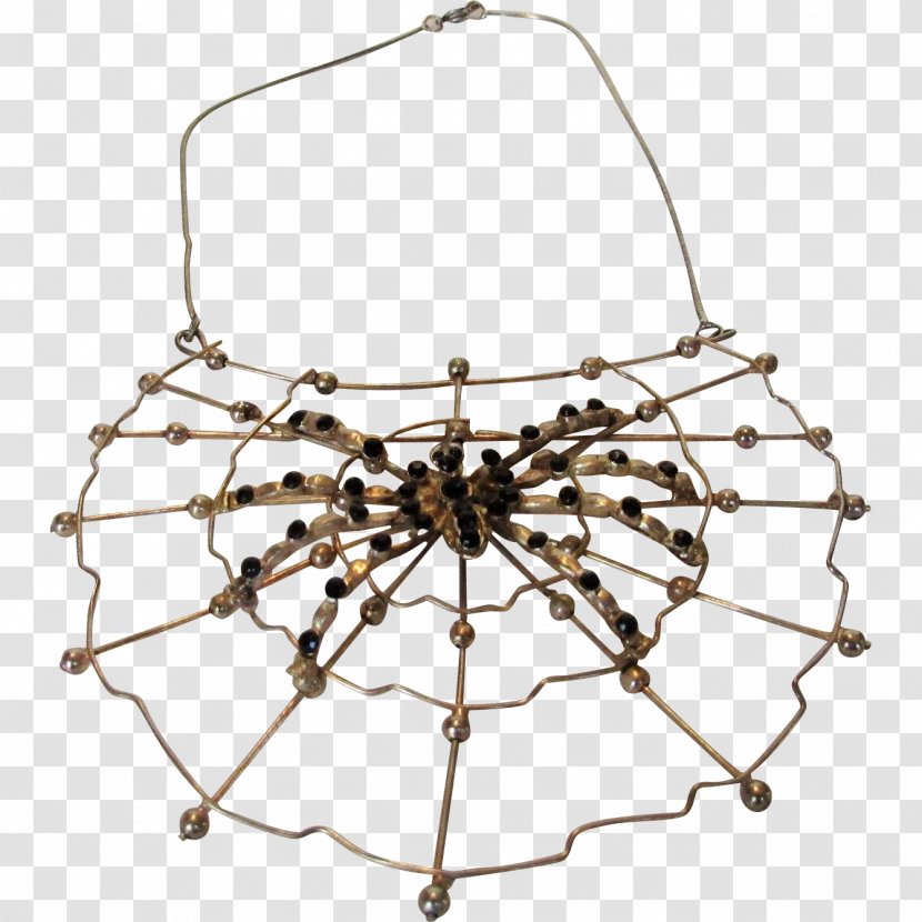 Spider Web Necklace Jewellery Transparent PNG