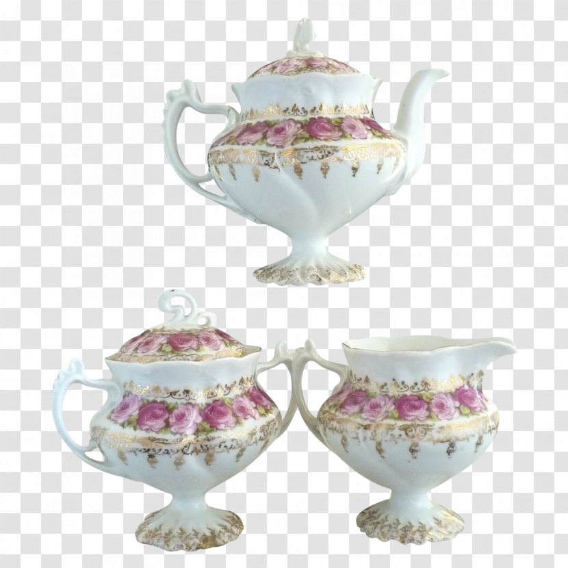 Tureen Tea Set Porcelain Kettle Transparent PNG