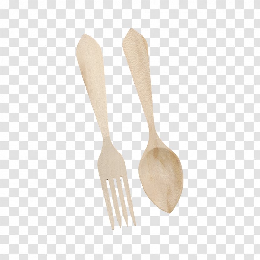 Wooden Spoon Fork Knife Table Transparent PNG
