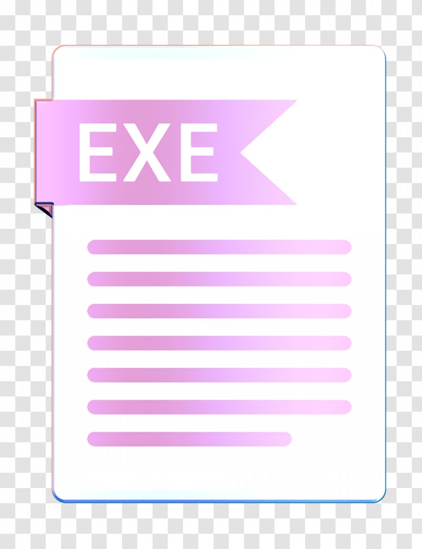 Document Icon Exe Extension - Label - Rectangle Transparent PNG