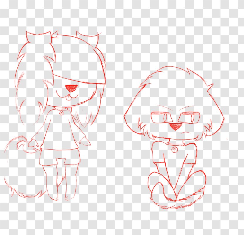 Drawing Cheek Face Arm - Heart - Poodle Transparent PNG