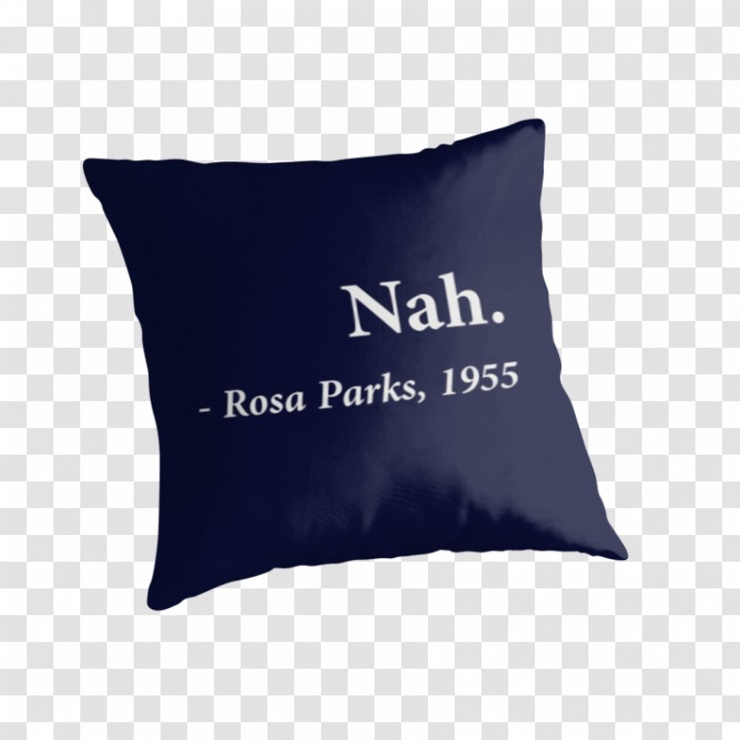 Throw Pillows Cushion Download - Redbubble - Rosa Parks Transparent PNG