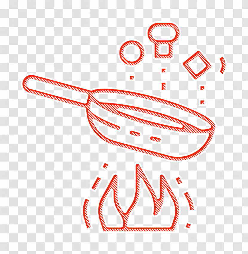 Cook Icon Restaurant Icon Fried Icon Transparent PNG