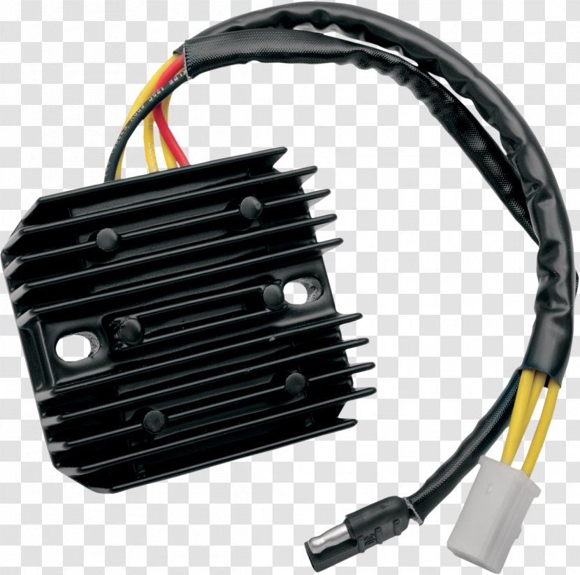 Electrical Cable Motorcycle Electricity Motorsport Voltage Regulator - Connector Transparent PNG