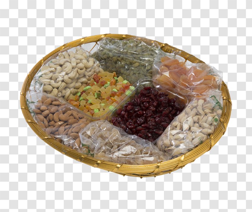 Metal Platter Food Gift Baskets Mukhwas - Almond - Order Gourmet Meal Transparent PNG