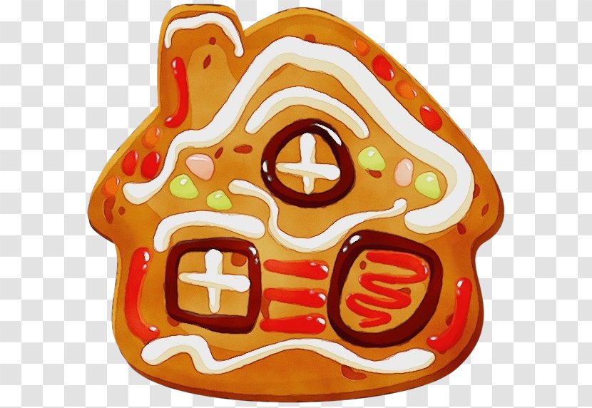 Gingerbread Man - Pryanik - Junk Food Orange Transparent PNG