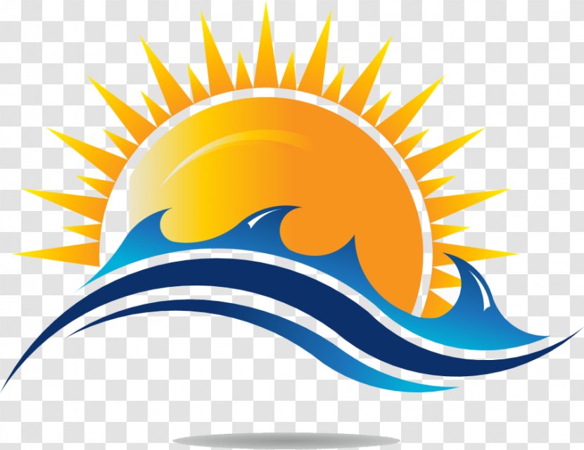Wind Wave Sea Sunset - Coast - R Logo Transparent PNG