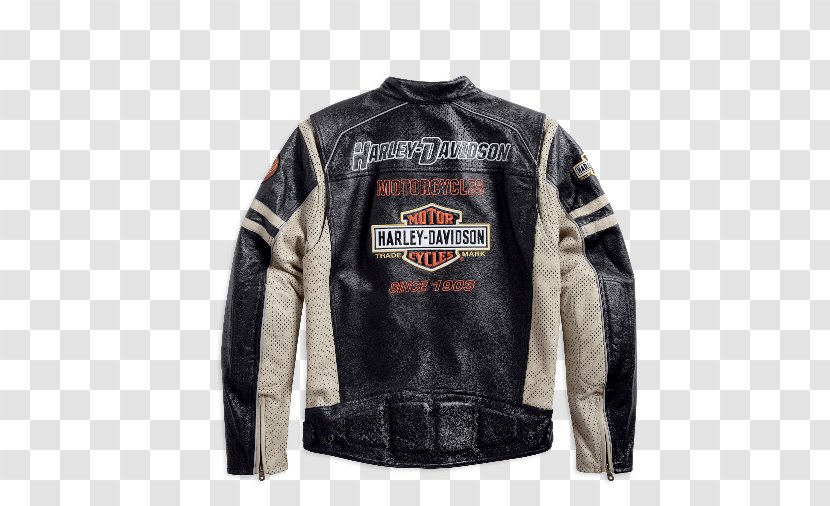 Leather Jacket Harley-Davidson Giubbotto Motorcycle - Harleydavidson Touring Transparent PNG