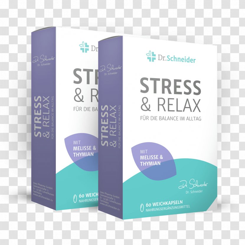 Stress Relaxation Dietary Supplement Cream - Anxiety Transparent PNG
