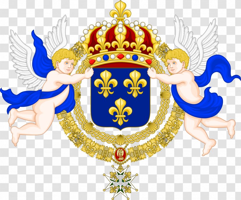 Kingdom Of France New Coat Arms Flag - Symbol Transparent PNG