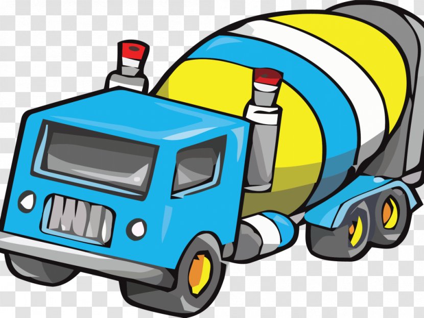 Car Cement Mixers Betongbil Motor Vehicle Clip Art - Transport Transparent PNG