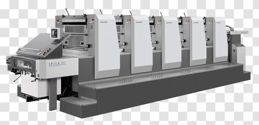 Offset Printing Lithography Press Paper - Komori - Printer Transparent PNG