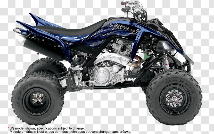 Yamaha Raptor 700R Motor Company All-terrain Vehicle Honda Motorcycle - 700r Transparent PNG