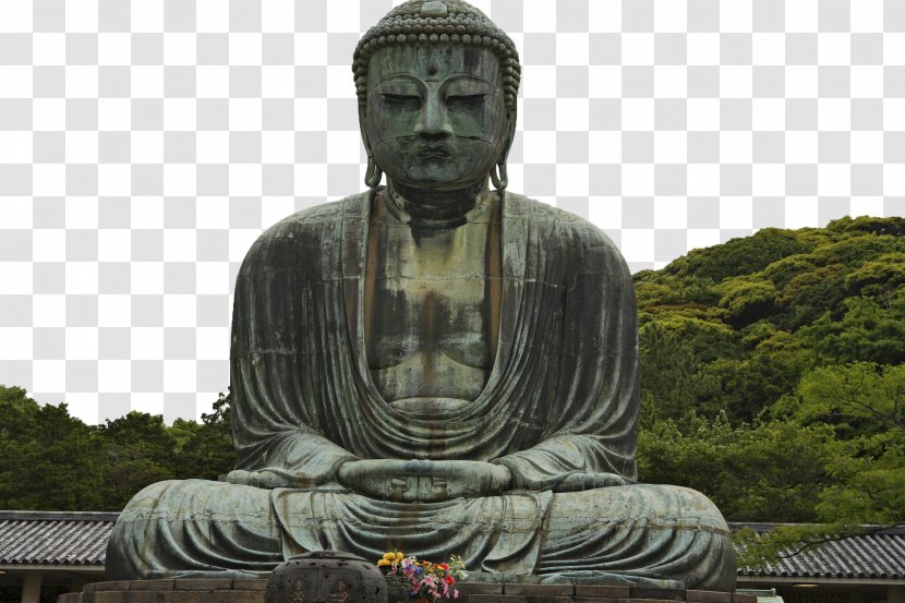 Ku014dtoku-in Daibutsu Kamakura Buddharupa Photography - Travel - The Buddha On Hillside Transparent PNG