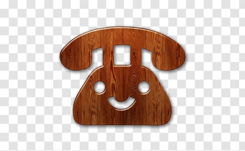 Telephone Mobile Phones Off-hook Text Messaging - Color - Wood Icon Transparent PNG