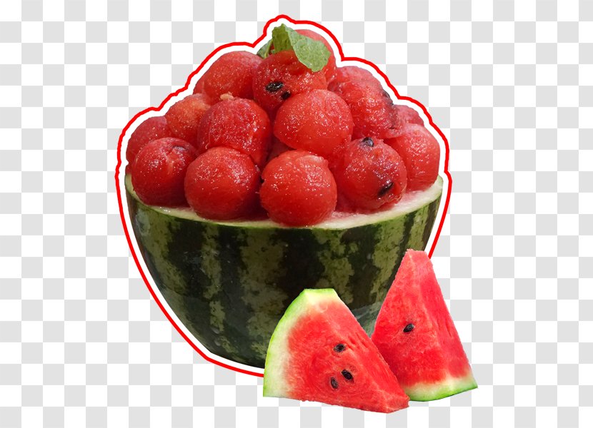 Watermelon Milkshake Patbingsu Juice - Cucumber Gourd And Melon Family Transparent PNG