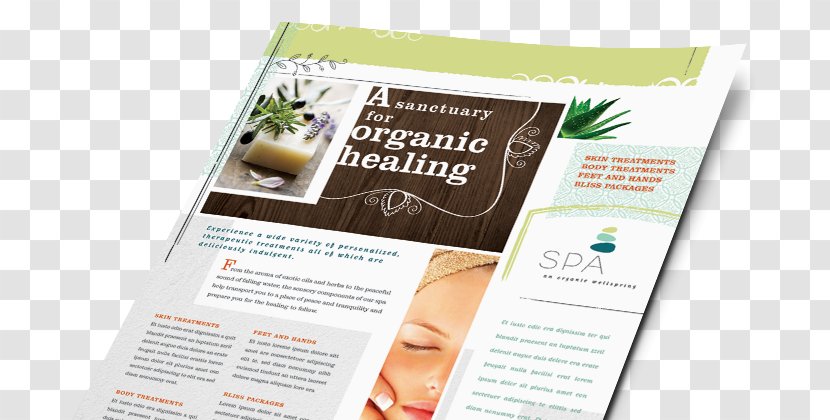 Flyer Marketing Brochure Day Spa - Catering Promotion Posters Transparent PNG