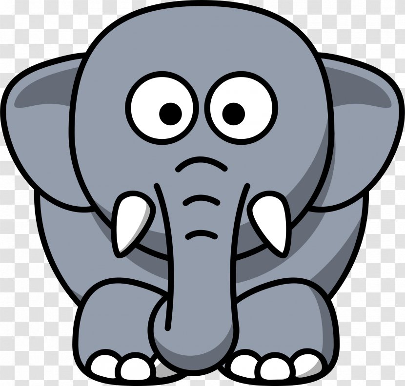 Elephant In The Room Cuteness Child Clip Art - Color - Elephants Transparent PNG