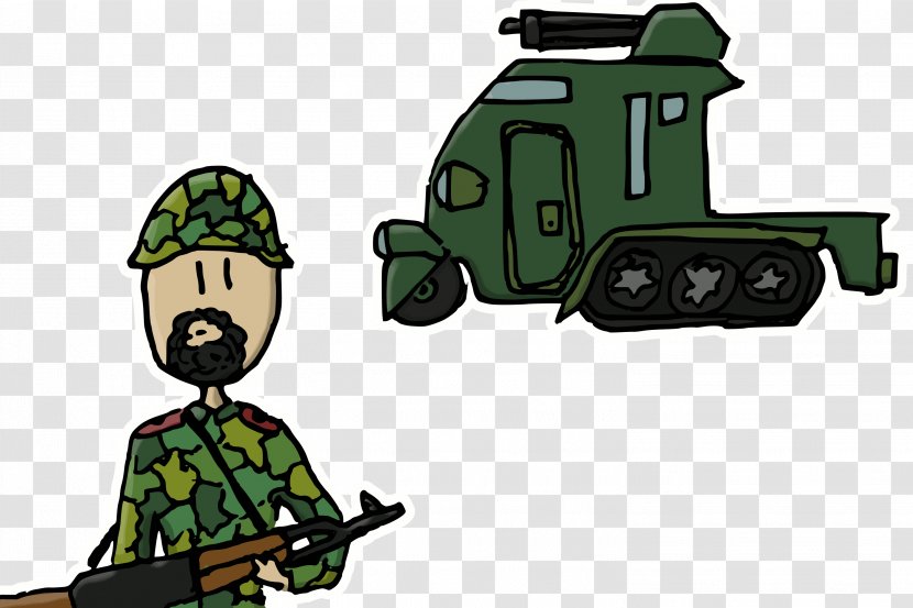 Military Weapon Car Soldier Motor Vehicle - Fictional Character - Materialized Transparent PNG