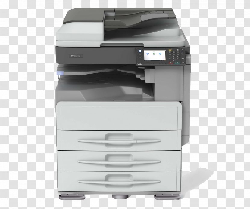 Ricoh Multi-function Printer Photocopier India - Office Supplies Transparent PNG