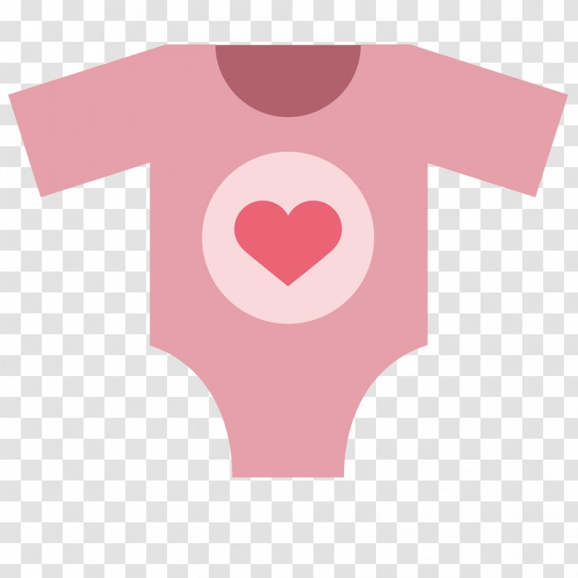 Clothing Icon - Heart - Female Baby Cotton Piecemeal Transparent PNG