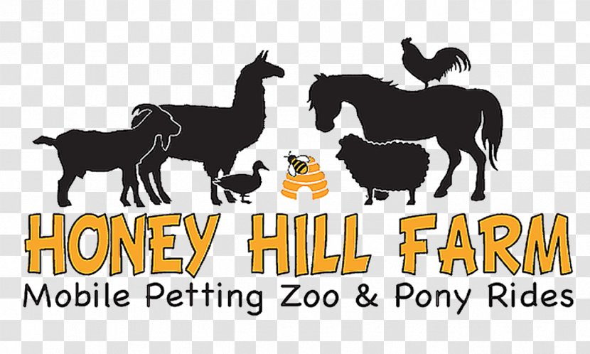 Honey Hill Farm Mobile Petting Zoo And Pony Rides Horse Logo Transparent PNG