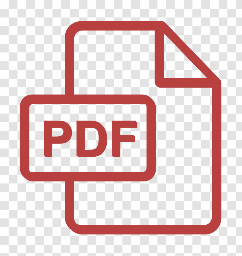 Pdf Icon File Type Icon Transparent PNG