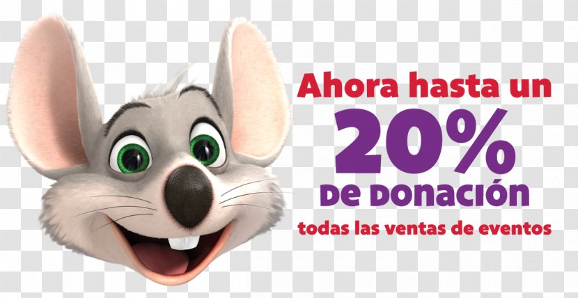 Chuck E. Cheese's Puppy Pizza Restaurant Fundraising - Theme Transparent PNG