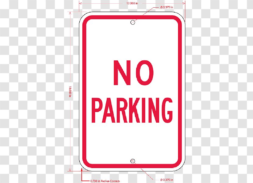 Parking Traffic Sign Material - Text Transparent PNG