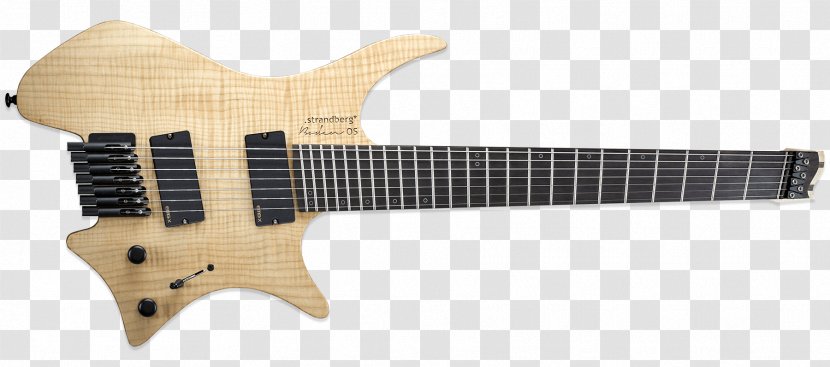 Electric Guitar Fender Stratocaster Seven-string Bass - Frame - Headless Transparent PNG