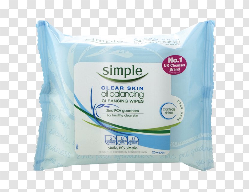 Cleanser Wet Wipe Simple Cleansing Facial Wipes Paper - Face Transparent PNG